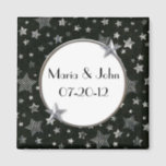 Magnet Mariage des étoiles<br><div class="desc">Ce Stars Mariage Magnet fait une grande faveur de mariage! Customisez avec votre propre texte.</div>