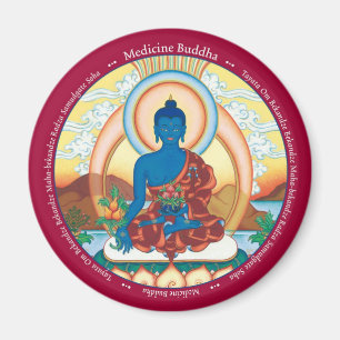 MAGNET Medicine Buddha - met mantra Magneet