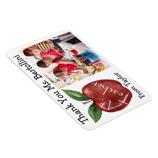 Magnet Merci enseignant (Côté Droit)