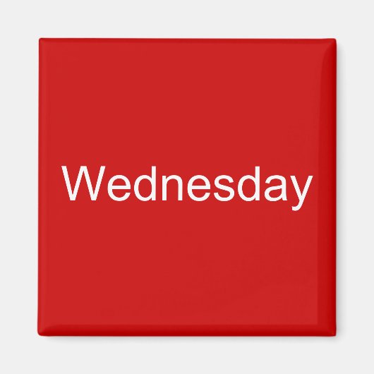 Magnet mercredi (Devant)