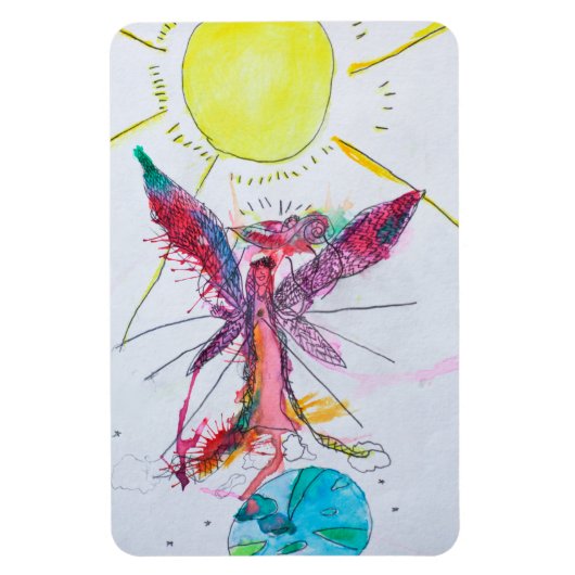 Magnet - Mère Dieu Créer l'Esprit d'un bébé (Vertical)