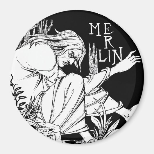 Magnet : Merlin - par Aubrey Beardsley (Devant)