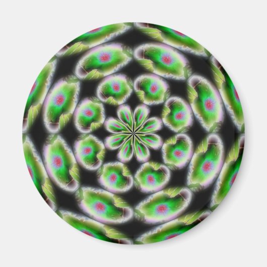 Magnet met abstract ontwerp magneet (Voorkant)