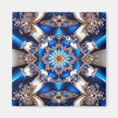 Magnet met Argentijnse kleuren Design Magneet (Voorkant)