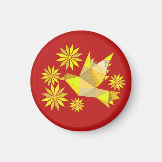 MAGNET MET BIRDS MAGNEET (Voorkant)