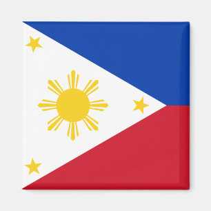 Magnet met de vlag van de Filipijnen Magneet