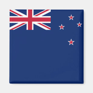 Magnet met de vlag van Nieuw-Zeeland Magneet