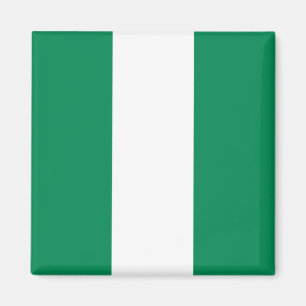 Magnet met de vlag van Nigeria Magneet