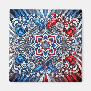 Magnet met Franse kleuren Design Magneet