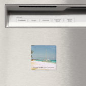 Magnet met Grand Cayman Foto Magneet (Insitu (Vaatwasser))