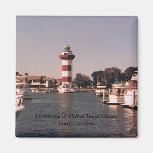 Magnet met Hilton Head Island Foto Magneet (Voorkant)