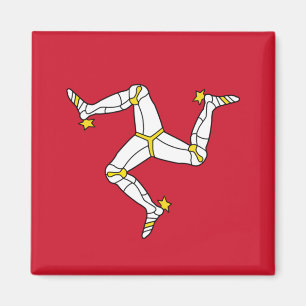 Magnet met Isle of Man Flag, Verenigd Koninkrijk Magneet