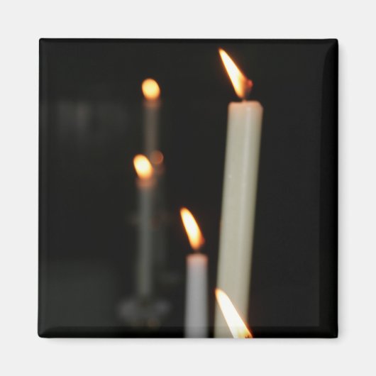 Magnet met lichtkaarsen magneet (Voorkant)