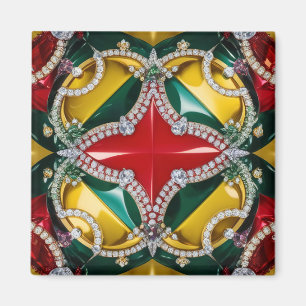 Magnet met Los Angeles Kleuren Design Magneet