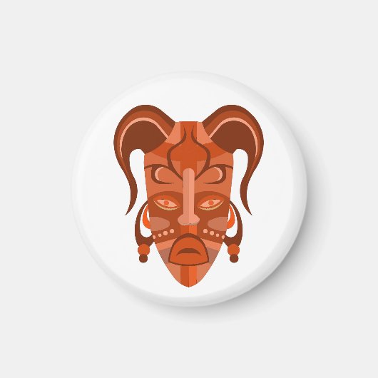 MAGNET MET TRADITIONELE MASKJE MAGNEET (Voorkant)