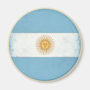 Magnet met vlag in nood uit Argentinië Magneet