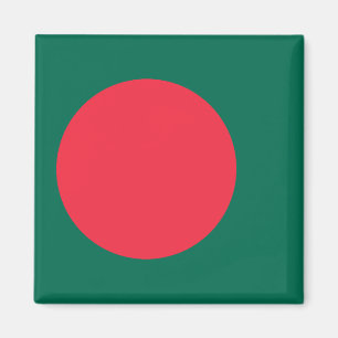 Magnet met vlag van Bangladesh Magneet