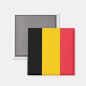 Magnet met vlag van België Magneet (Voorkant / Achterkant)