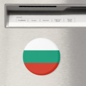Magnet met vlag van Bulgarije Magneet (Insitu (Vaatwasser))