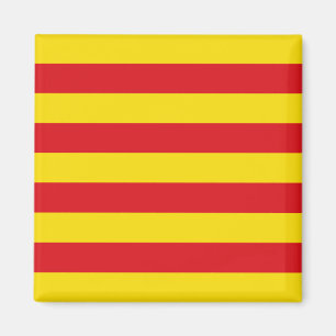 Magnet met vlag van Catalonië Magneet