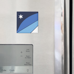Magnet met vlag van Columbia, South Carolina Magneet