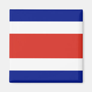 Magnet met vlag van Costa Rica Magneet