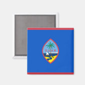 Magnet met vlag van Guam - VS Magneet (Voorkant / Achterkant)