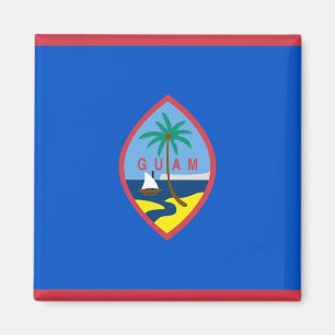 Magnet met vlag van Guam - VS Magneet