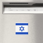 Magnet met vlag van Israël Magneet (Insitu (Vaatwasser))