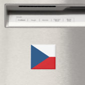 Magnet met vlag van Tsjechië Magneet (Insitu (Vaatwasser))