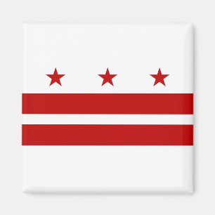 Magnet met vlag van Washington DC - VS Magneet