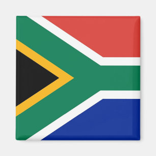 Magnet met vlag van Zuid-Afrika Magneet