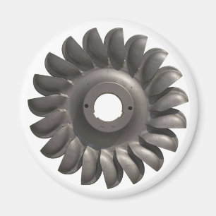 Magnet met waterturbine magneet