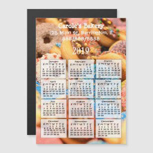 Magnet Mini Calendrier 2019 pour les dons de boula