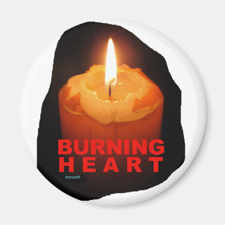 Magnet mit BURNING HEART Magneet