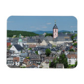 Magnet mit der Stadtansicht von Siegen (Horizontal)