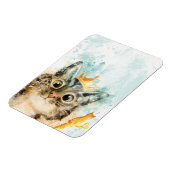 Magnet mit Katze samt Zepter und Krone Magneet (Linkerzijde)