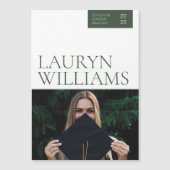 Magnet Modern Professional Graduation Faire-part (Devant)