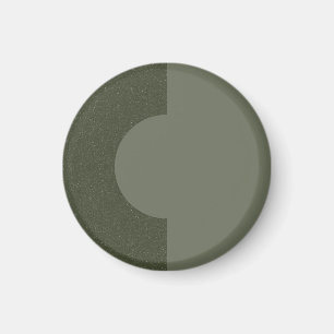 Magnet moderne Moss Green Duo - Personnalisable
