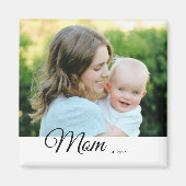 Magnet Mom Established Photo Mother's Day Gift (Devant)