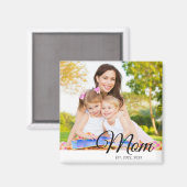 Magnet Mom Established Photo Mother's Day Gift (Recto/Verso)
