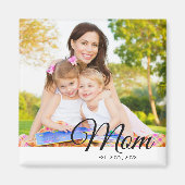Magnet Mom Established Photo Mother's Day Gift (Devant)