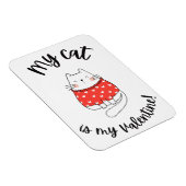 Magnet - Mon chat est ma valentine (Côté Droit)