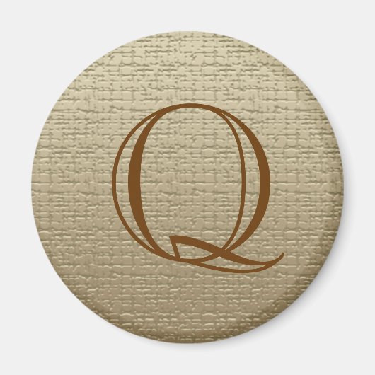 Magnet - Monogram Magneet (Voorkant)