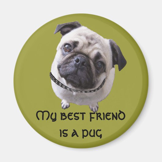 Magnet "Mops" Magneet (Voorkant)