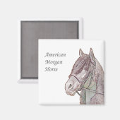 Magnet Morgan Horse (Recto/Verso)