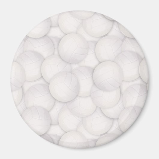 Magnet Motif de volley-ball (Devant)
