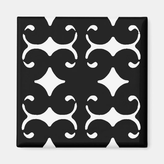 Magnet Motif noir (Devant)