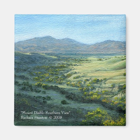 Magnet "Mount Diablo Southern View" (Devant)