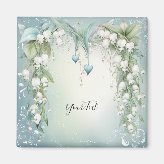 Magnet Muguet Aquarelle (Devant)